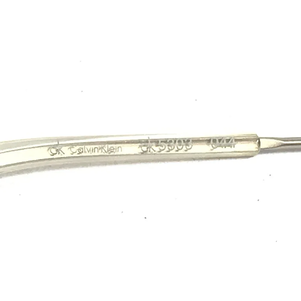 Calvin Klein Eyeglasses Frames ck5303 044 Silver Semi Rimmed Wire Rim 53-17-135